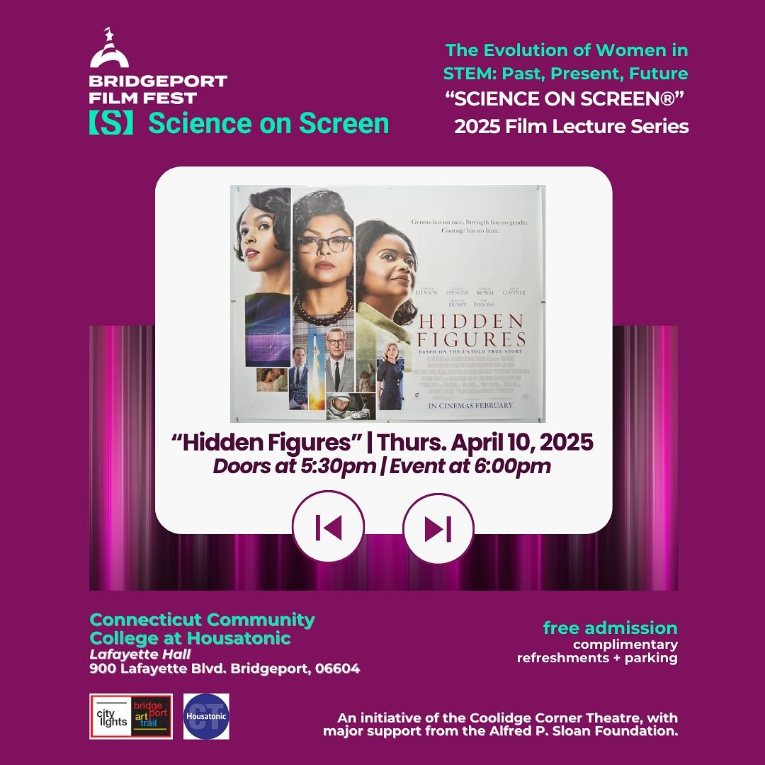 Flyer for Bridgeport Film Fest's "Science on Screen" Event